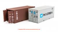 4F-028-051 Dapol 20ft Container Twin Pack - Maersk and Triton